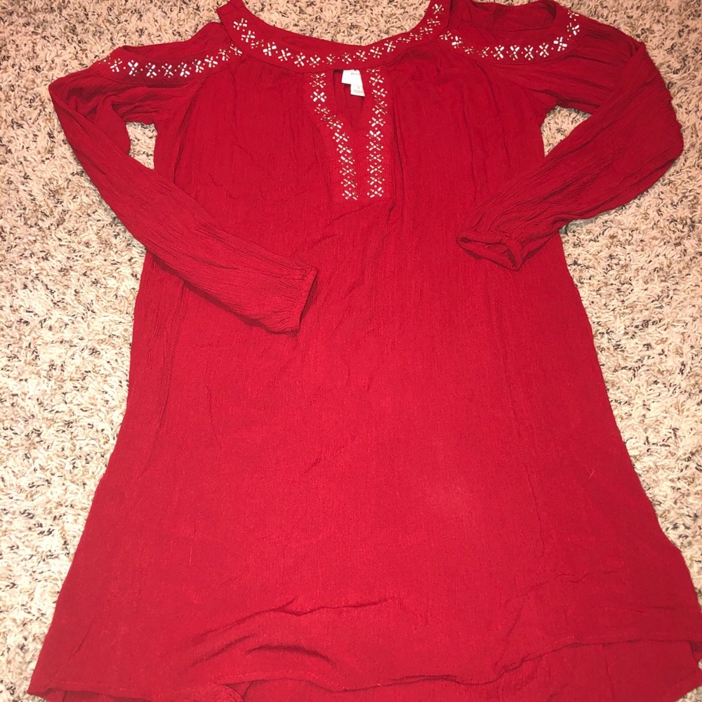Red dress